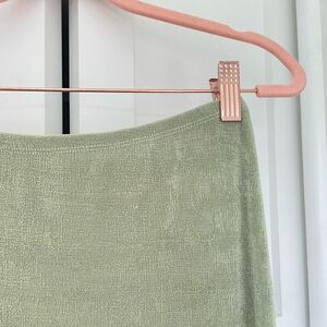 HARRIETTE MAXI SKIRT SAGE - US 4